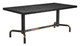 Neum Black Steel Rectangular Dining Table