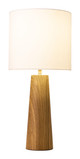 Woonari Brown Steel Solar Table Lamp with USB Port