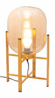 Wonderwall Gold Glass and Steel Table Lamp