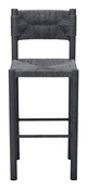Iska Black (Set of 2) Aluminum Barstool for Outdoor Use