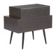 Mechy Brown MDF Rectangular Side Table