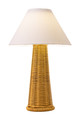 Palmia Natural Polyethylene Solar Table Lamp with USB Port