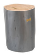 Sugra Gray Acacia Wood End Table