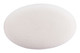 Amber Cream Polyester Ottoman