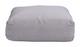 Luanda Gray Olefin and Textilene Ottoman for Outdoor Use