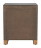 Sivar Espresso Fir Wood Rectangular Side Table