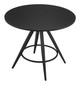 Dinos Black Steel Round Dining Table