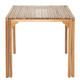 Riviera Natural Acacia Wood Rectangular Extendable Dining Table