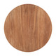 Beban Natural & Black Super Poly-Stone and Acacia Wood Side Table