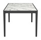 Tokai White Rubberwood Rectangular Dining Table