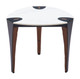 Bogey Multicolor Sintered Stone and Steel Side Table