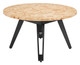 Burl Natural Pine Wood Round 2 in 1 Table