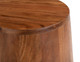 Tornos Walnut & Yellow Acacia Wood Round Side Table