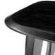 Arasan Black Acacia Wood Square Accent Table
