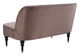 Bintulu Taupe Rubberwood and Steel Loveseat