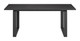 Sundar Black MDF Rectangular Dining Table