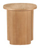 Benen Natural MDF Oval Side Table