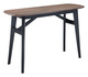 Neted Espresso Rubberwood Rectangular Console Table