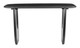 Arasan Black Acacia Wood Rectangular Console Table