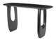 Arasan Black Acacia Wood Rectangular Console Table