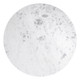 Phoenix White Natural Marble and Aluminum Round Dining Table