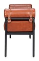 Barrow Brown Steel and Polyurethane Bench