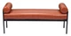 Barrow Brown Steel and Polyurethane Bench