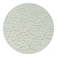 Vetro Silver Glass and Steel Round Side Table