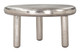 Arian Silver Aluminum Round Coffee Table