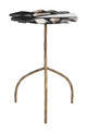 Baia Multicolor Terrazzo and Iron Side Table