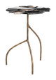 Baia Multicolor Terrazzo and Iron Side Table