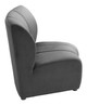 Garbi Black Poplar Wood and Polyester Modular Sectional