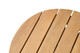 Zahara Natural Acacia Wood Round Side Table for Outdoor Use