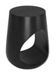 Tilk Black Mango Wood Round Side Table
