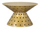 Electron Gold Iron Round Coffee Table