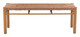Iska Natural Aluminum Bench for Outdoor Use