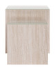 Cambro Stone Beige Tempered Glass Square Coffee Table Set