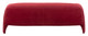 Horten Red Steel and Polyester Sofa
