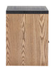 Natt Black MDF Square Side Table