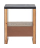 Natt Black MDF Square Side Table