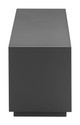 Kokos Charcoal Aluminum Rectangular Coffee Table for Outdoor Use
