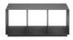 Kokos Charcoal Aluminum Rectangular Coffee Table for Outdoor Use