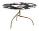 Baia Multicolor Terrazzo and Iron Coffee Table