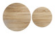 Lireen Natural & Ivory Steel Round Coffee Table Set