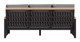 Naru Gray Aluminum and Polyester Sofa for Outdoor Use