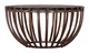 Kafig Bronze Sand Cast Glass and Iron Round Coffee Table