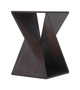 Alba Walnut Mango Wood Square Accent Table