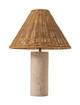 Kintal Natural Stone Solar Table Lamp with USB Port