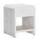Yume Oak White MDF Square Side Table
