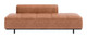 Confection Brown Steel and Polyurethane Sofa